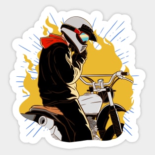 Motorcross Sticker